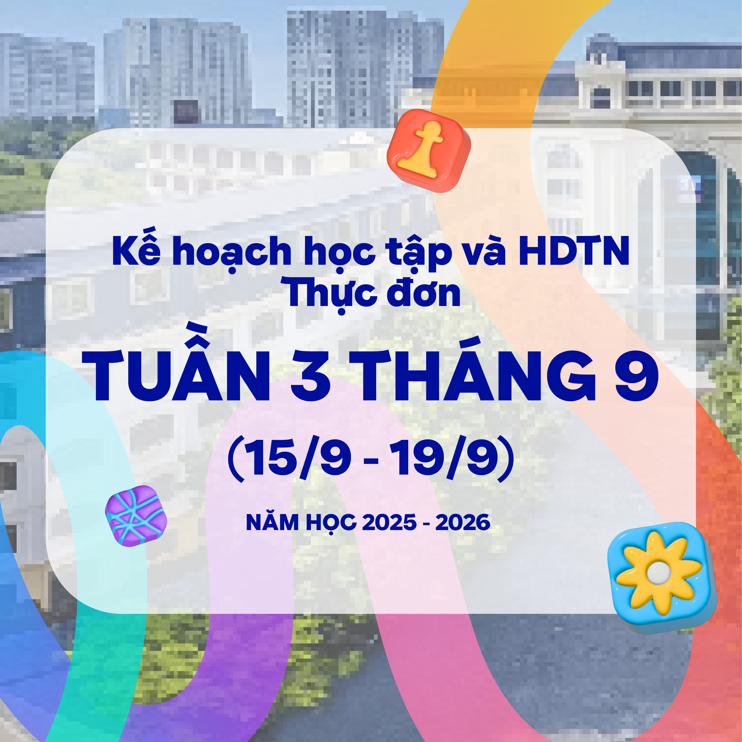 KẾ HOẠCH TUẦN 3 THÁNG 9
