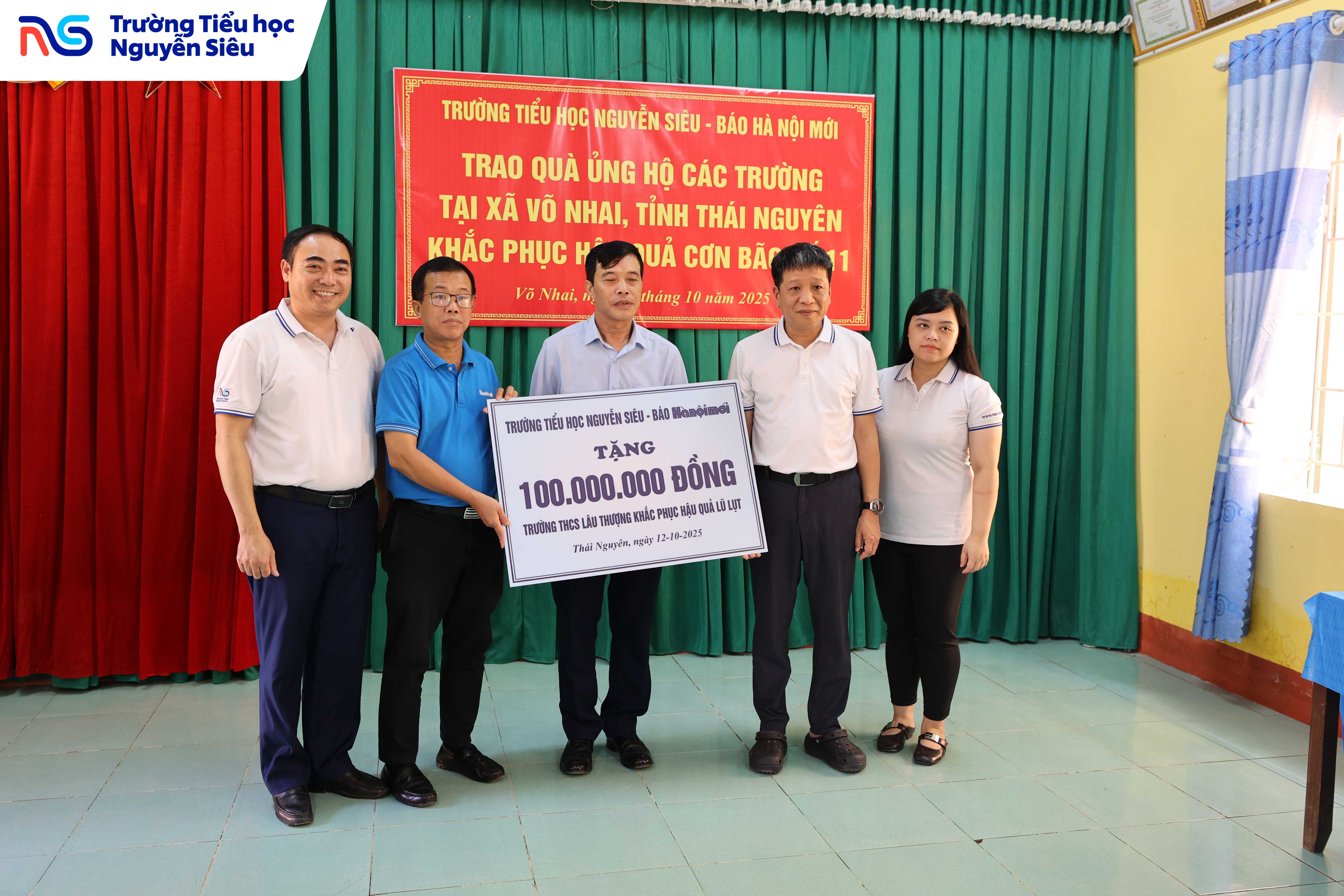 Ủng hộ đồng bào Thái Nguyên